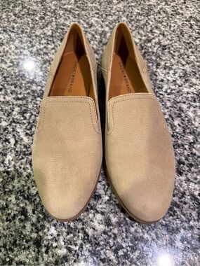 Lucky Brand Slip-On Loafers in Beige Suede